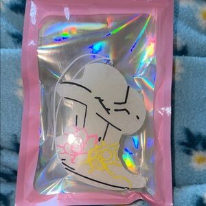 Pink and Yellow Air Freshener